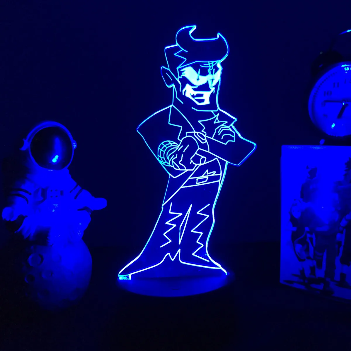 candle night Anime New Game Friday Night Funkin Figure Night Light Lamp Pico Figure For Bedroom Decor Bedside Lamp Kids Gamers Birthday Gift motion sensor night light Night Lights
