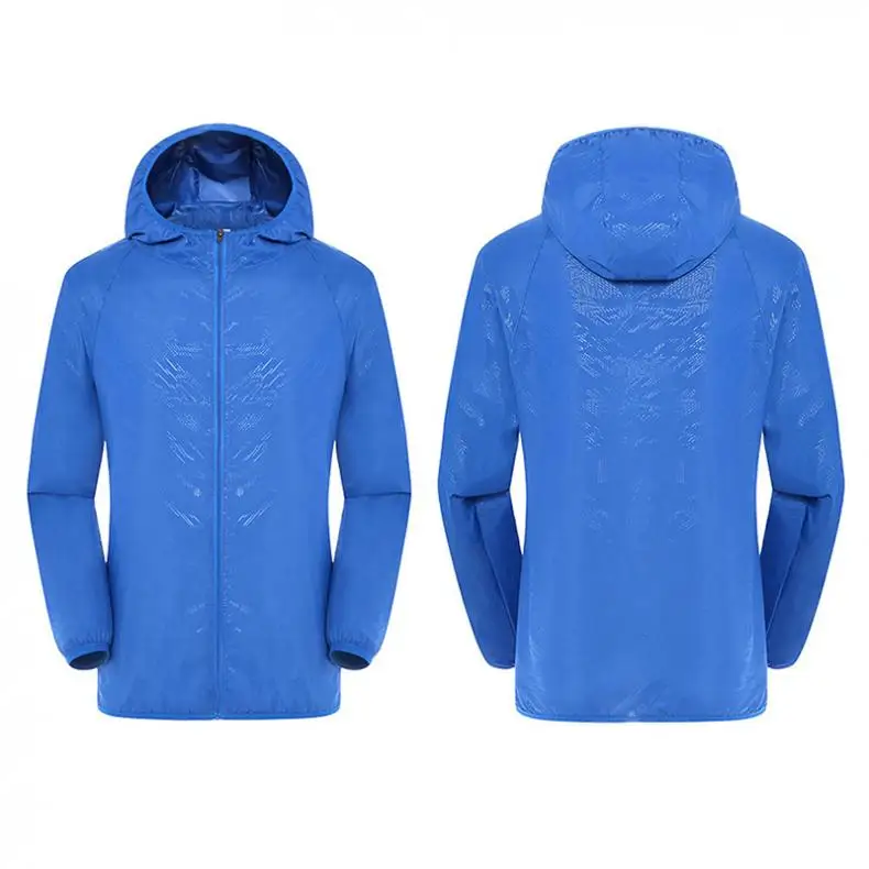 Men's Women's Quick Dry Hiking Jacket Waterproof Sun UV Protection Coats Outdoor Sports Fishing Skin Jackets
