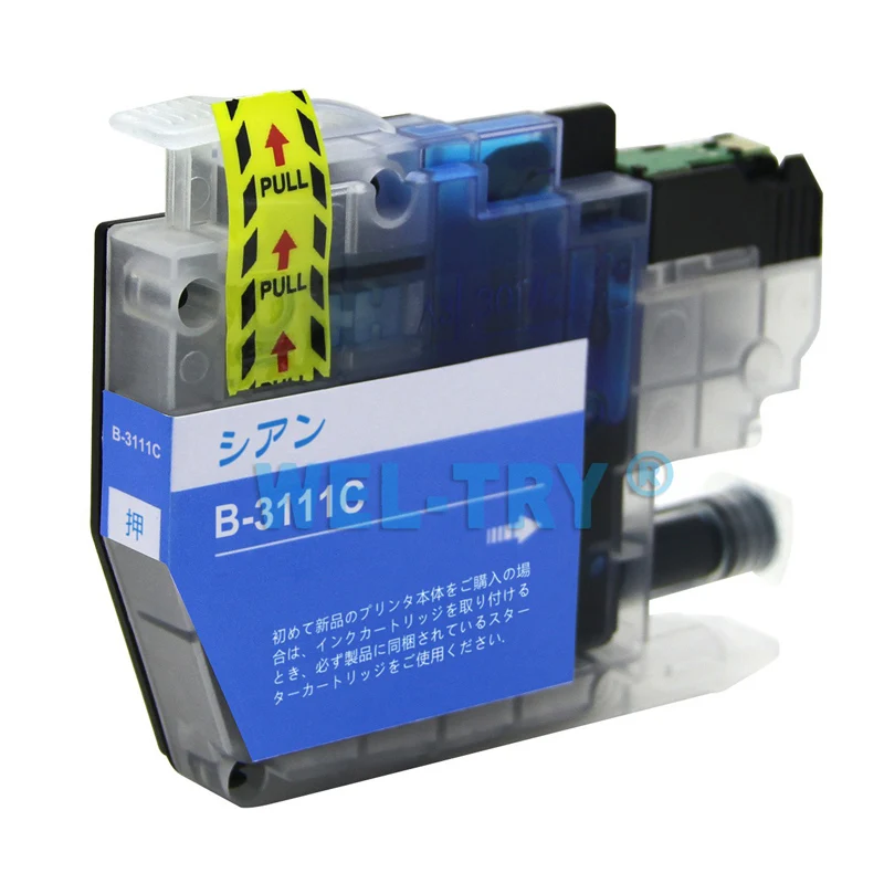 LC3111 чернильный картридж для принтера brother DCP-J572N DCP-J577N DCP-J972N DCP-J973N DCP-J978N-B/W MFC-J893N MFC-J898N, полный набор чернил с чипами