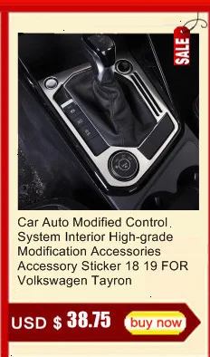 Automovil Automobile Decorative Control System Interior Fashion Mouldings Bright Sequins Protecter Trim 19 FOR Volkswagen Tayron