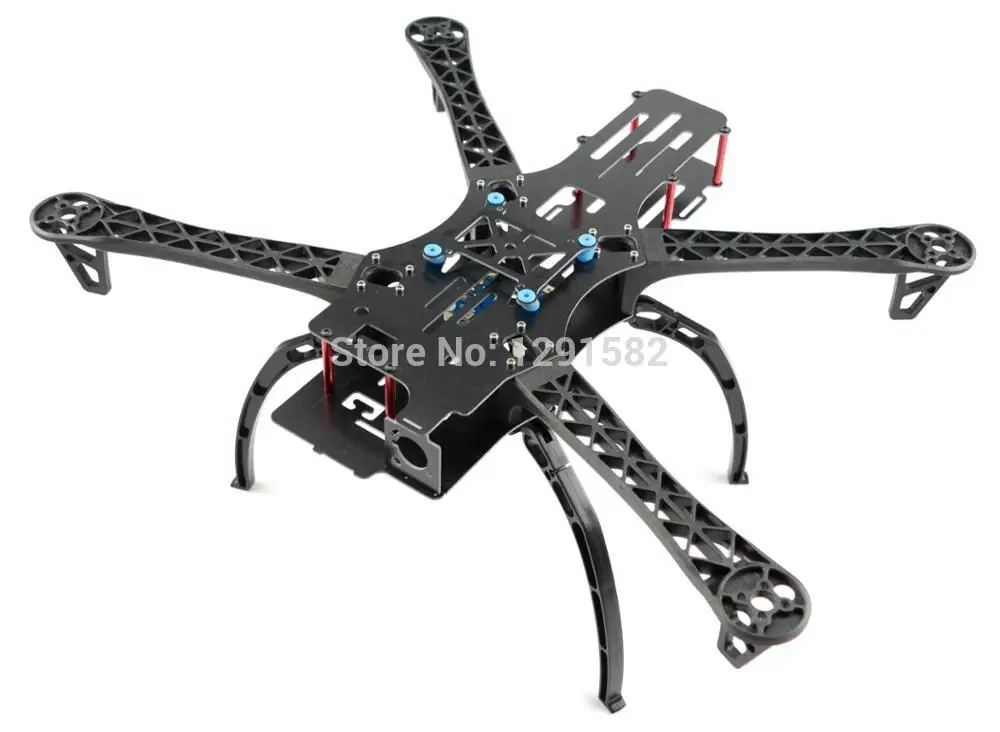 

Hot X500 500 500mm Quadcotper Frame Kit Pixhawk 2.4.8 32 Bit Flight Controller M8N GPS 433Mhz telemetry Mini OSD PPM RGB I2C