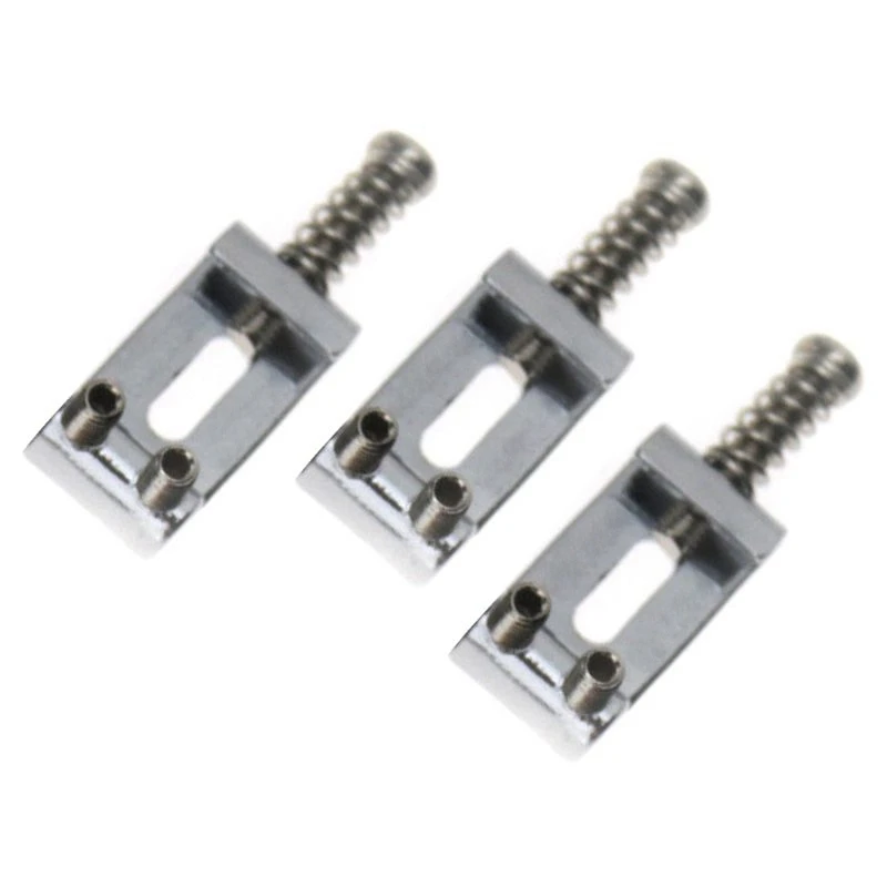 Набор из 6 сменных хромированных тромолевых мостовых седел для электрогитары