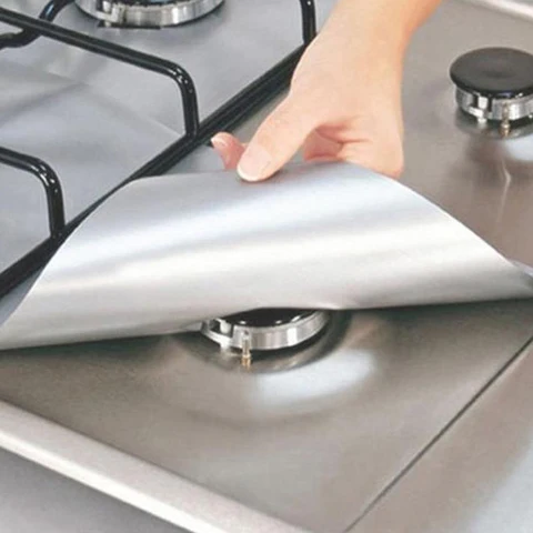 Stove Protector Cover Liner Gas Stove Protector Gas Stove Stovetop Burner Protector Mat Cooker Pad Liner Cover Kitchen Acc