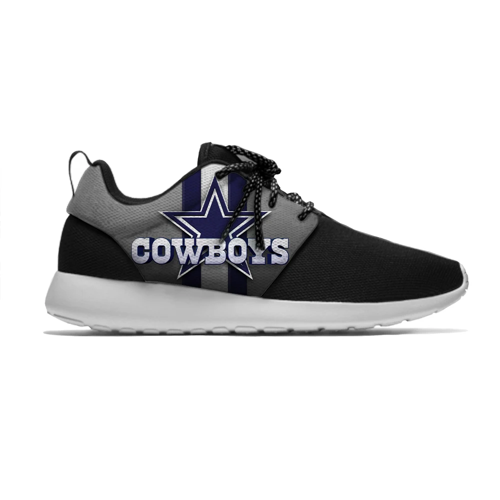 

Breathable Leisure Men/Women Running Mesh Cowboys Sport Shoes Football Team Dallas Fans Sneakers Lightweight Casual