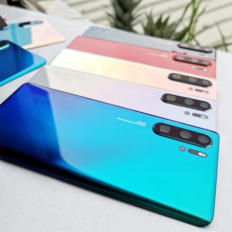 Задний корпус для huawei P30 Pro задняя крышка стеклянная батарея с объективом камеры Замена для huawei P30 Задняя крышка батареи