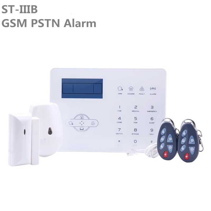 Meian ST-IIIB Wireless Gsm Alarm Home Smart Security Alarms With Touch Screen Pstn Gsm Intruder Alarm System