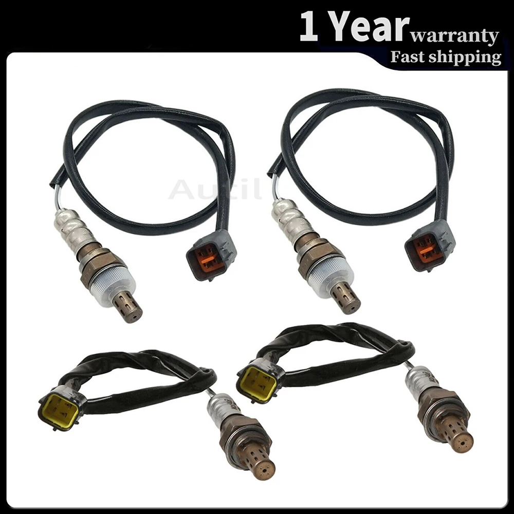 

4Pcs Oxygen Sensor 4 Wires Lambda Upstream Dowmstream for 2002 2003 2004 2005 2006 Mazda MPV 3.0L O2 Sensor 234-4724 234-4725