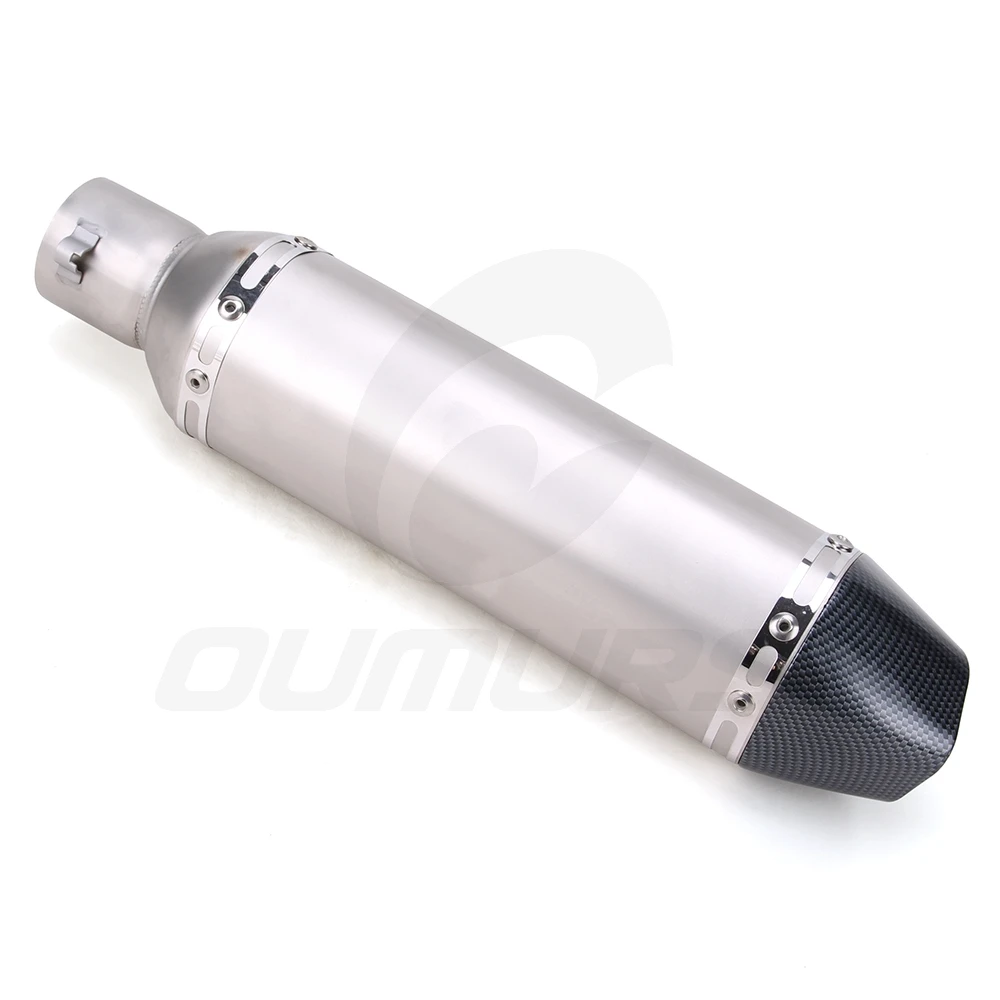 OUMURS выхлопная труба мотоцикла для Akrapovic Universel для Tmax CRF 230 Z750 CB400 ER6N GY6 CBR250 с глушителем