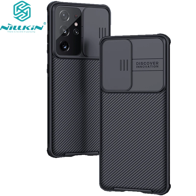 NILLKIN For Samsung Galaxy S21 Plus/S21 Ultra 5G CaseCamera ProtectionSlide Protect Cover Lens Protection For Samsung S21+Plus