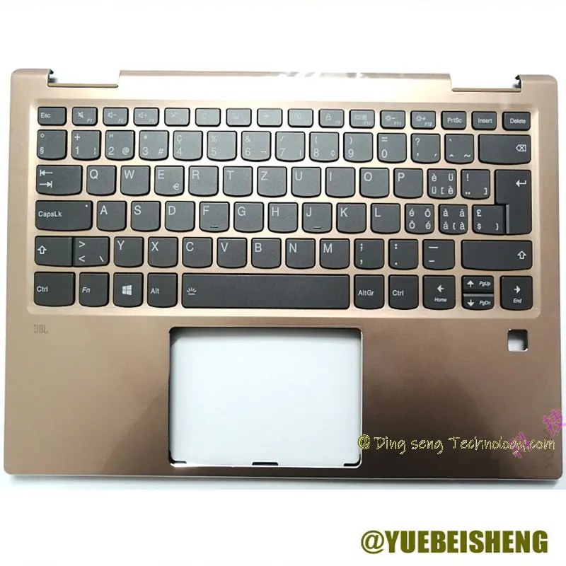YUEBEISHENG New/Orig For Lenovo Yoga 720 13 yoga 720-13 palmrest Swiss keyboard upper cover 5CB0N67872 | Компьютеры и офис