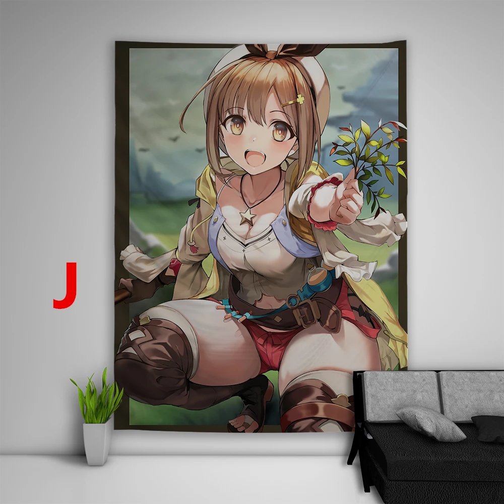 J Atelier Ryza Reisalin Stout гобелены искусство настенный диван стол покрывало домашний декор в общежитии подарок - Цвет: J