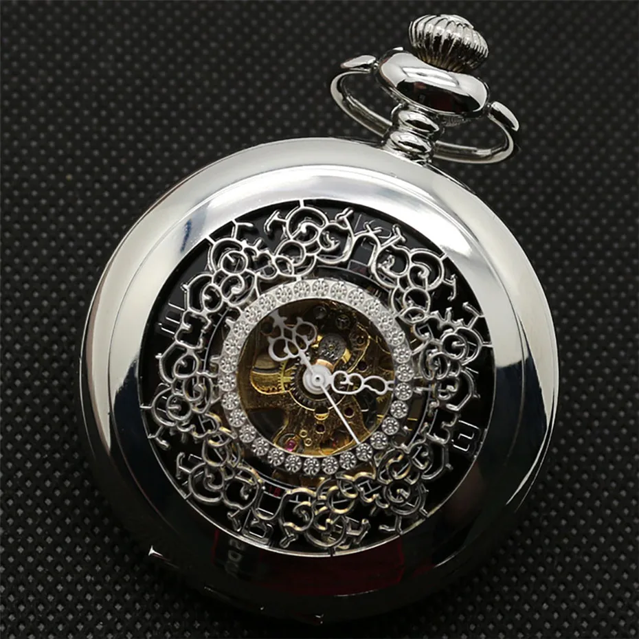 Антикварные Механические карманные часы ручной обмотки Подвесные часы с цепочкой ожерелья+ Кожаные Цепочки Подарочные Наборы для мужчин