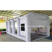 Подержанная Дешевая Портативная надувная Автомобильная покрасочная кабина для продажи