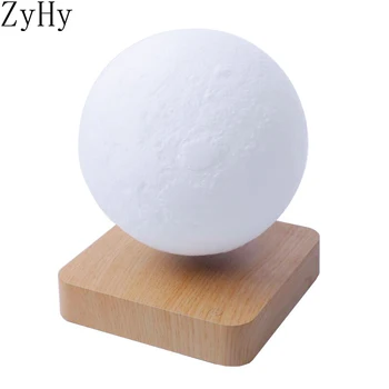 

Creative 3D Magnetic Levitation Moon Lamp Night Light 14cm Rotating Led Moon Floating Lamp Home Decoration Holiday Gifts Touch