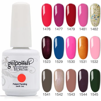 

489Pcs/lot 15ml/bottle Kismart Soak Off UV LED Nail Gel Total 489colors For Salon Gel Nail Polish 7.3ml The Best Gel Polish