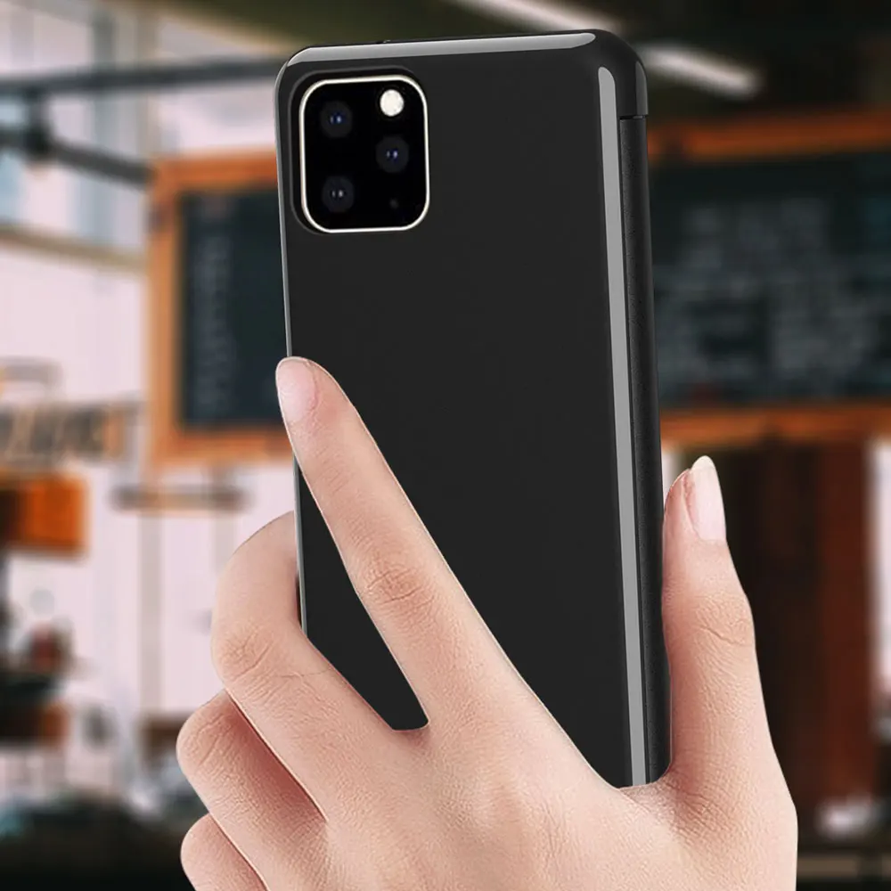 Зеркальные флип Чехлы CASEIER для Samsung Galaxy A30 A50 A70 M10 умный чехол S10 S10e S9 S8 Plus Note 10 9 8