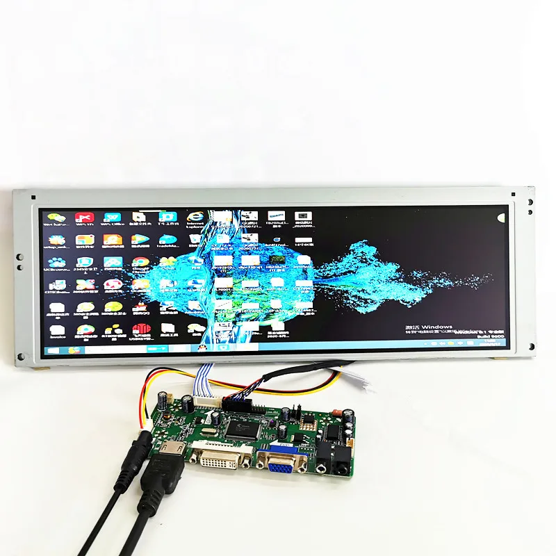 Модуль ЖК-дисплея 14 9 дюйма совместимый с HDMI VGA для Raspberry Pi дисплей компьютера