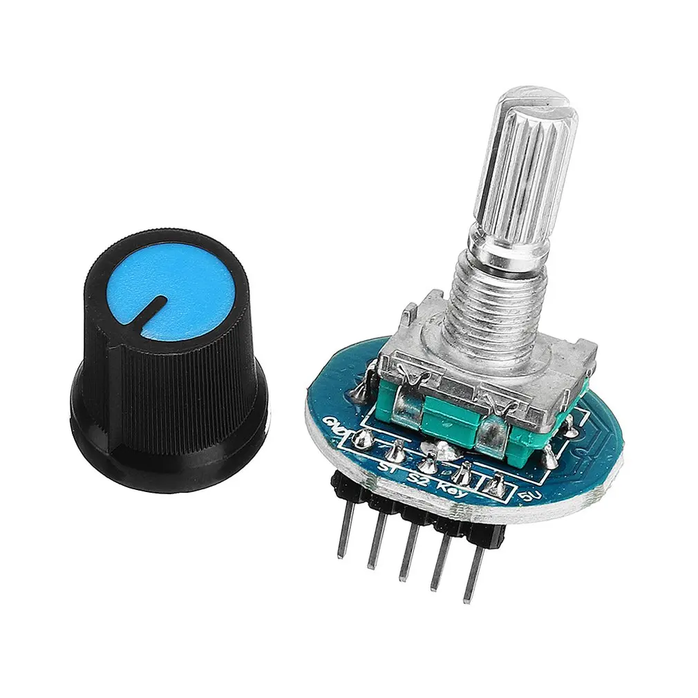 Поворотный модуль кодировщика для Arduino разработка датчика кирпича круглый аудио вращающийся регулятор потенциометра крышка
