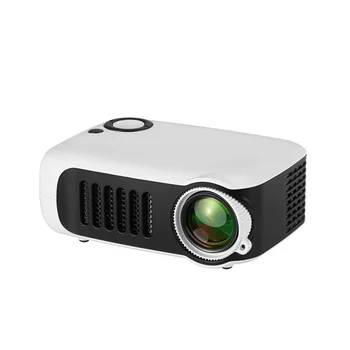 

A2000 Support Power Bank 1080P HD 2pcs LCD Screen Mini Portable Home Theater Eye Protection Media Player LED Projector USB HDMI