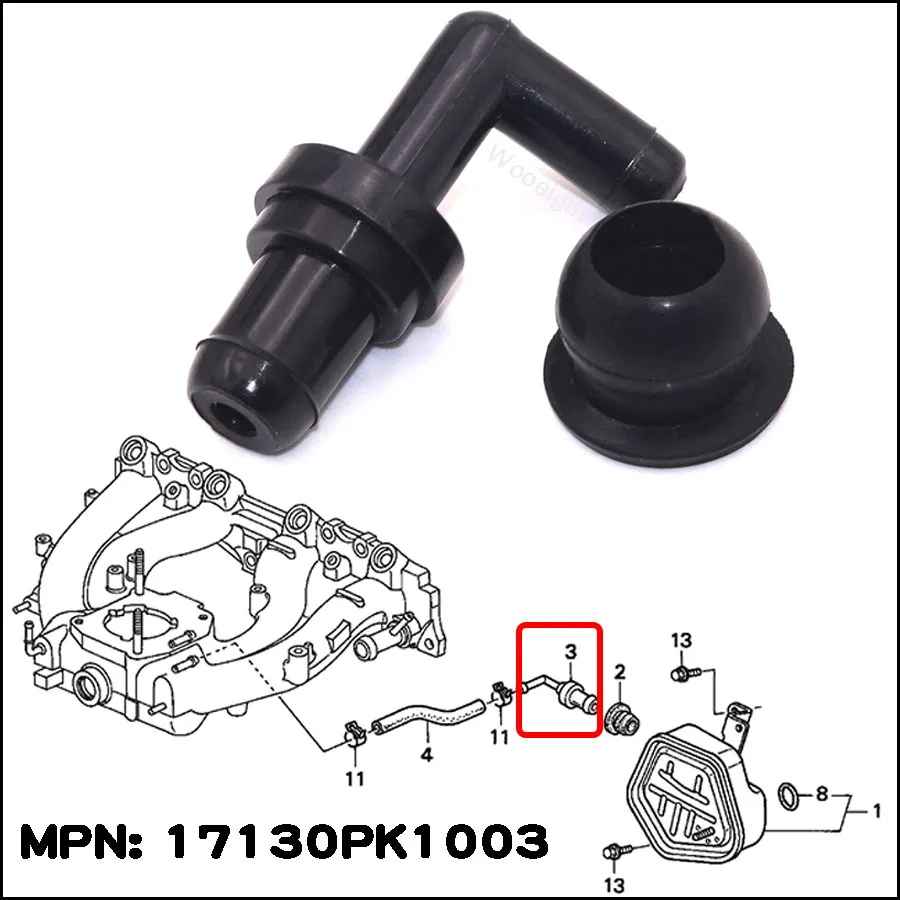 Wooeight 90 Derajat Positif Crank Case Ventiliation Pcv Valve 17130pk1003 Untuk Honda Civic Cr V Civic Accord Acura Lexus Isuzu Katup Bagian Aliexpress