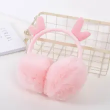 Женские зимние наушники; теплые наушники с оленем; Рождественские рога оленя; теплые наушники; повязка на голову; аксессуары для наушников; теплые наушники