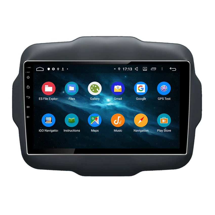 Sale For JEEP Renegade 2016-2017 Android 9.0 with DSP car reversing image car navigation device HD Car DVD Multimedia Player Stereo 4