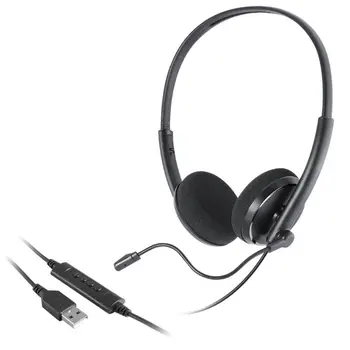 

Headset with Mic Stereo Headphone Wired PC Customer Service Video Conference