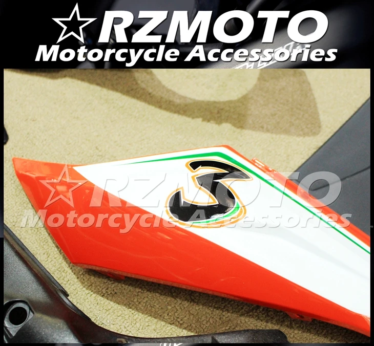 Инъекций ABS Полный обтекатели Наборы подходит для Aprilia RS125 2006 2007 2008 2009 2010 2011 06 07 08 09 10 11 Боди Комплект Белый и зеленый цвета