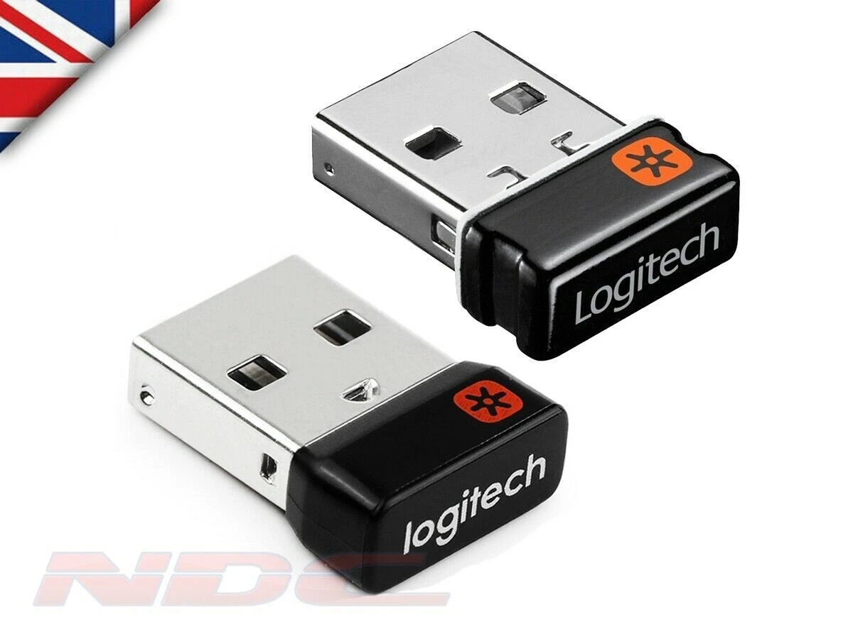 Genuine Logitech Unifying Receiver Wireless Mouse Keyboard USB Dongle 4 Devices mini computer mouse