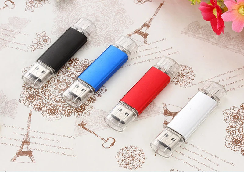 Смартфон флешки 128 ГБ с поддержкой технологии OTG USB флеш-накопитель 1Гб ТБ 512 ГБ 256 ГБ 128 ГБ Микро-флеш-накопитель Cle USB 2,0 флеш-накопитель
