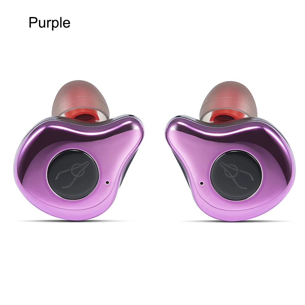 Sabbat E12 Ultra TWS Bluetooth 5,0 наушники спортивные Hi-Fi стерео беспроводные наушники гарнитура с шумоподавлением чехол для зарядки - Цвет: Фиолетовый