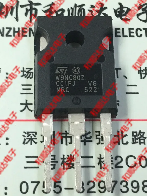 10 шт./лот W9NC80Z STW9NC80Z новые имеющиеся в 247 800V 9.4A
