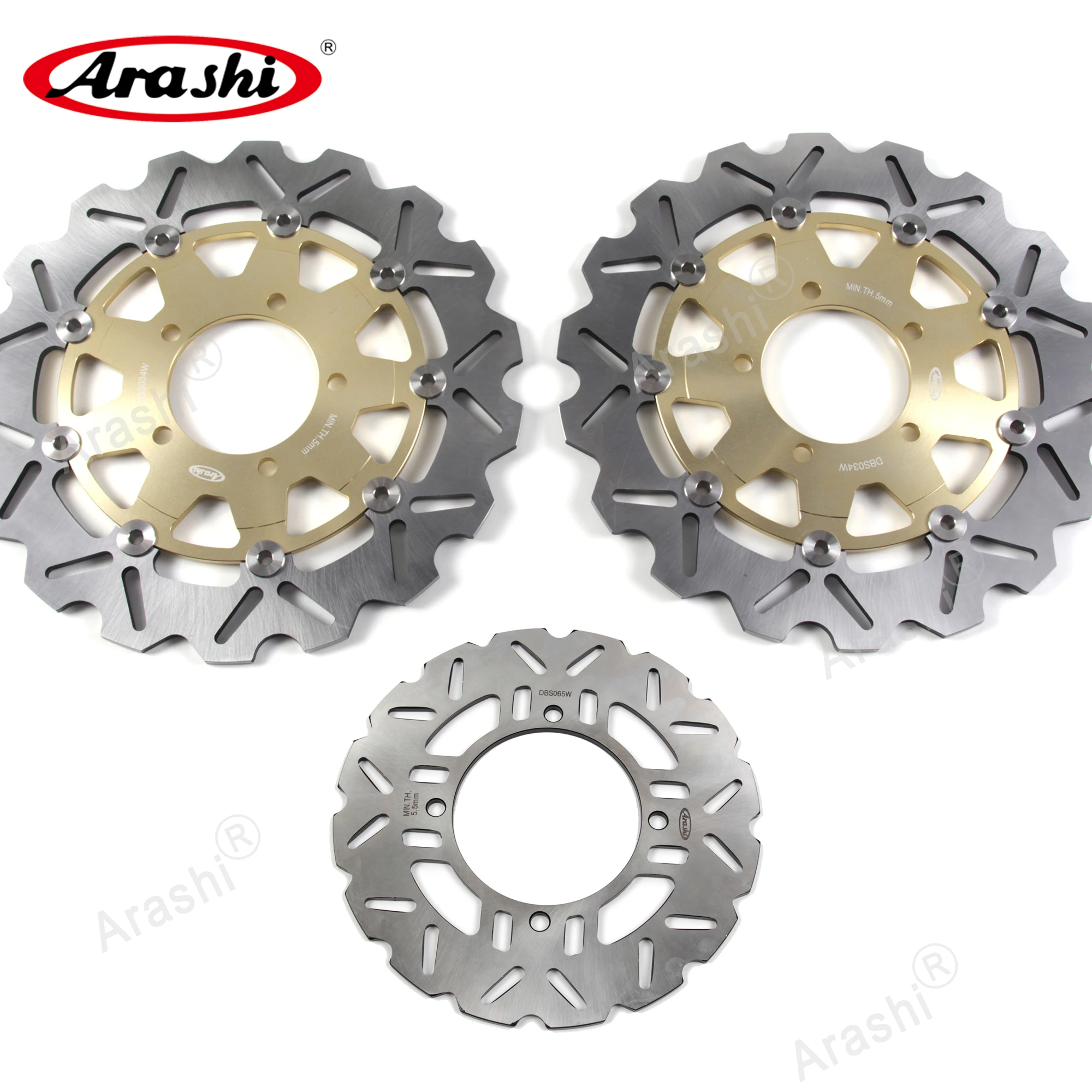 

Arashi 1 Set Brake Disc Bolt For KAWASAKI Z 750 R / Z750R ABS 2011 2012 CNC Full Floating Front Rear Brake Rotors Disk Z750 R