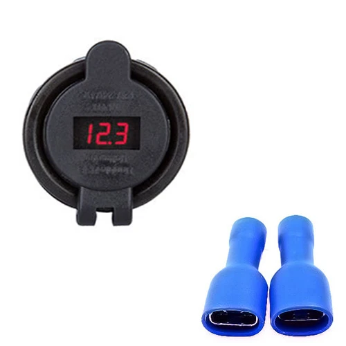 RED LIGHT USB зарядное устройство Крышка для мотоцикла Авто Грузовик ATV Лодка светодиодный автомобиль 4.2A двойной USB разъем 12 24 В Автомобильное зарядное устройство USB адаптер питания - Тип штекера: RED LIGHT