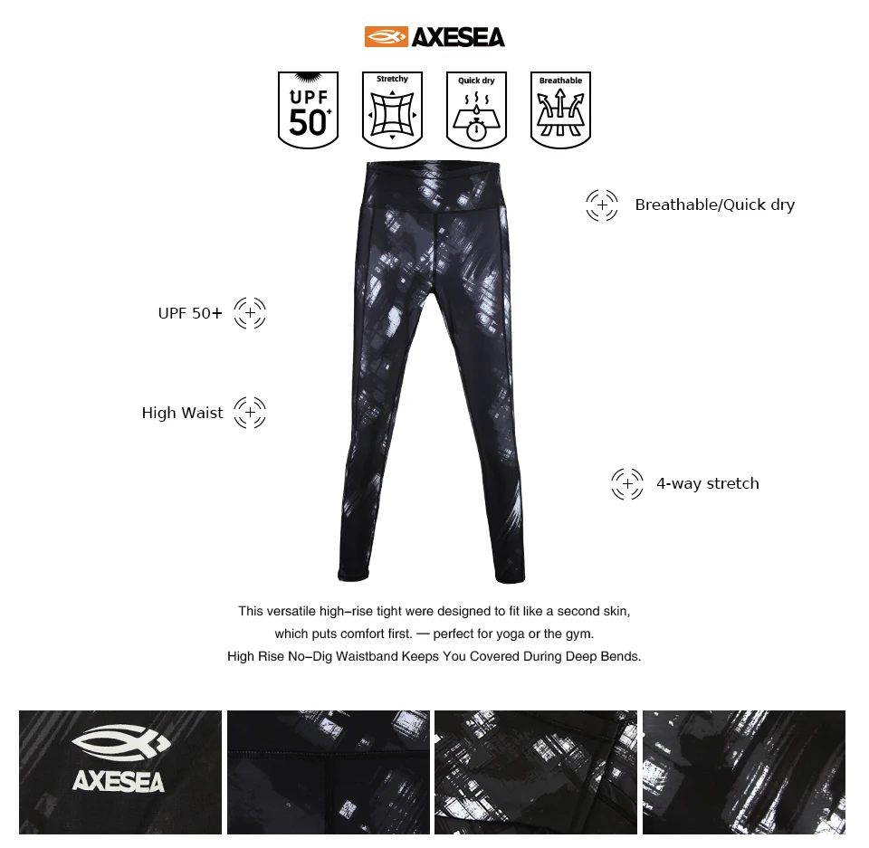 AXESEA, женские штаны для йоги, для бега, компрессионные штаны, для фитнеса, 7/8, колготки, бесшовные, для спортзала, спортивные Леггинсы со средним обхватом талии, спортивная одежда