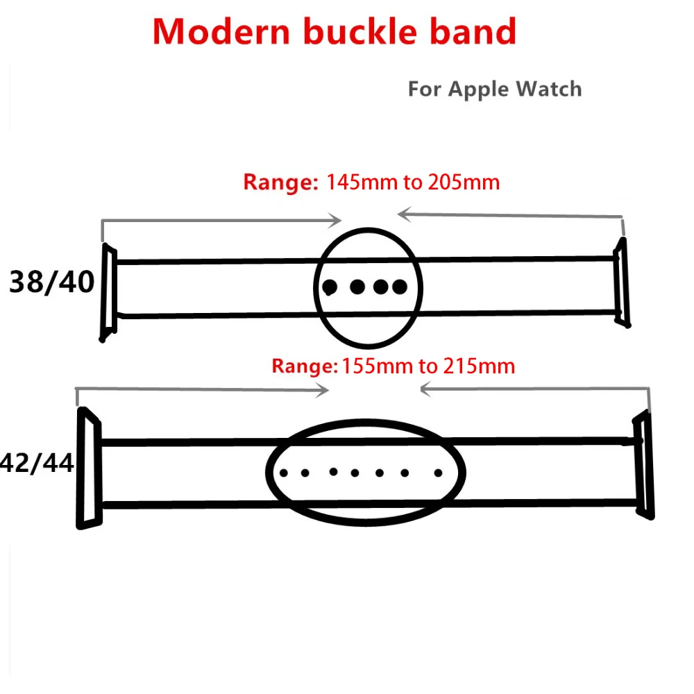Online Correa de cuero para Apple Watch 4 5 banda 44mm 40mm iwatch 3 banda 42mm 38mm correa moderna correa ACCESORIOS 4 3 2 1 5