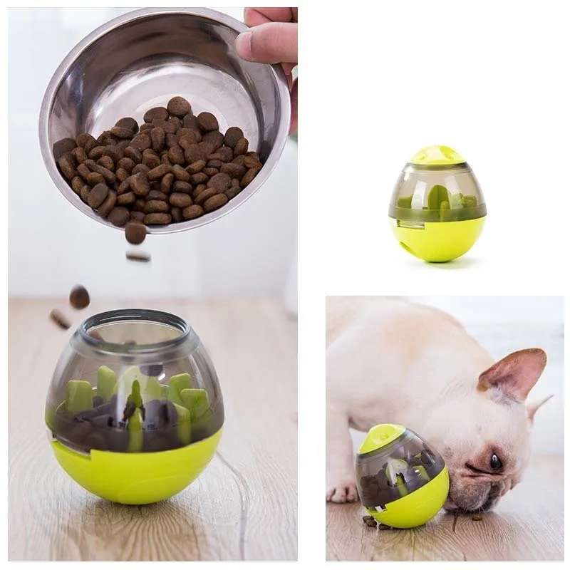 Интерактивная игрушка для кошек, чаша для кормления, собака, кошка, Интерактивная кормушка, стакан для протекания пищи, мяч для щенка, протекающая чаша для домашних животных, тренировка