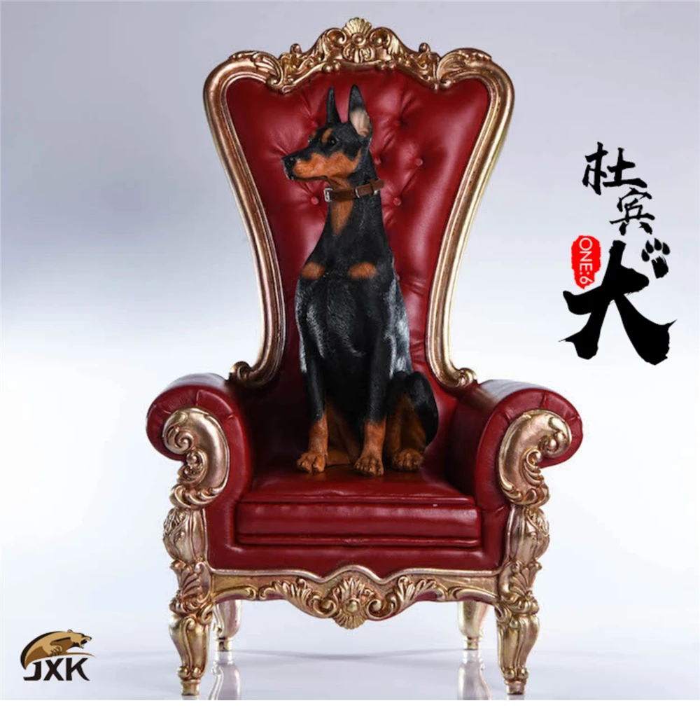 ドール　ドーベルマン ZXK 1:6 スケールドーベルマンピンシャーハンター犬ペット