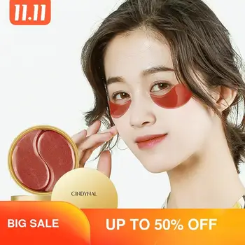 

30pairs Eye Mask Aloe Collagen Face Anti Wrinkle Gel Sleep Ginseng Fruit Extract Collagen Moisturizing Eye Mask Patch Care Skin