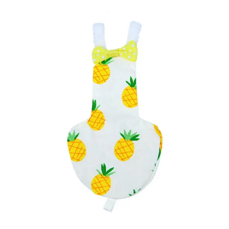 Yellow pineapple M Пеленка с попугаем для птиц, голубей, средних и больших животных - Цвет: Yellow pineapple M