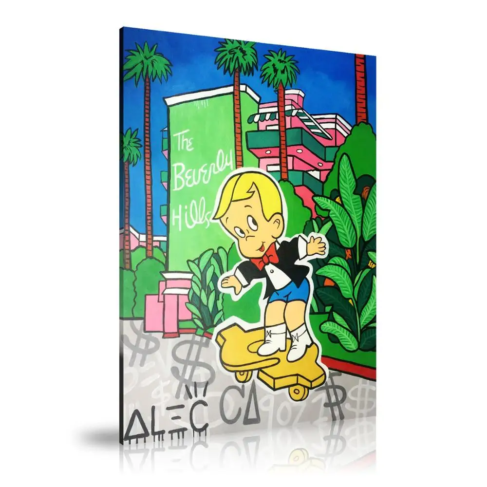 Hd Print Alex Monopony Pittura A Olio Home Decor Wall Art On Canvas C23Beverly Hills Stampe Su Tela Pittura Su Tela