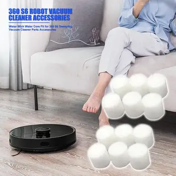 

6pcs/12pcs Water Wick Water Core for 360 S6 Sweeping Robot Vacuum Cleaner Accessories