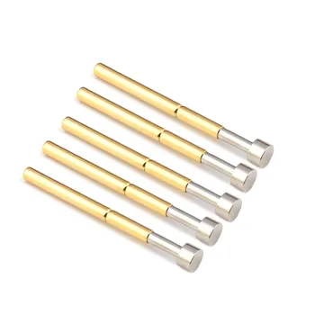 

100Pcs Metal Brass Nickel-plated Compression Test Pins P156-G Electronic Pogo Pins with 2.36mm Diameter