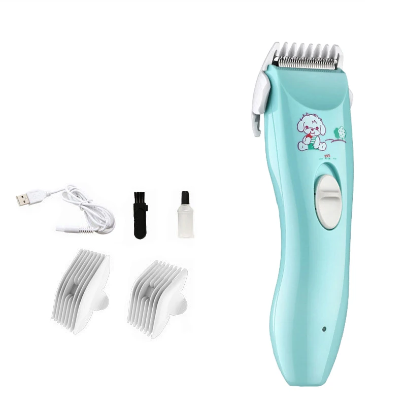 Электрический триммер для волос для малышей, детей, женщин, USB Перезаряжаемый водонепроницаемый тихий триммер для волос, машинка для стрижки волос, стрижка для домашнего использования