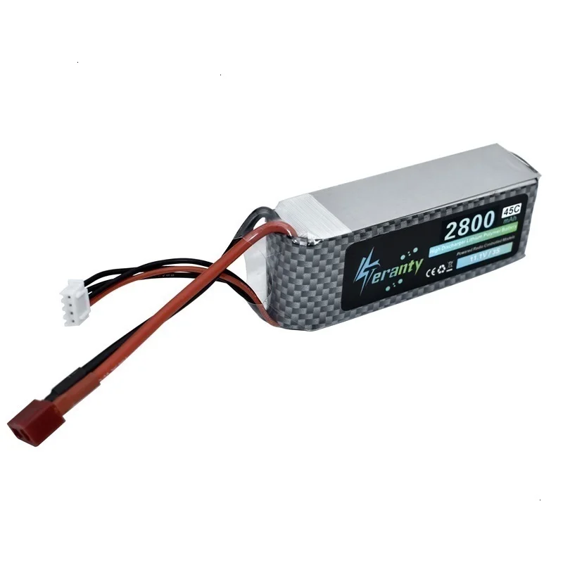 Обновленная батарея 45C 11,1 v 2800maH Lipo для радиоуправляемого квадрокоптера, автомобилей, лодки, дрона, запасные части 3s 2200mah 11,1 v, перезаряжаемая батарея