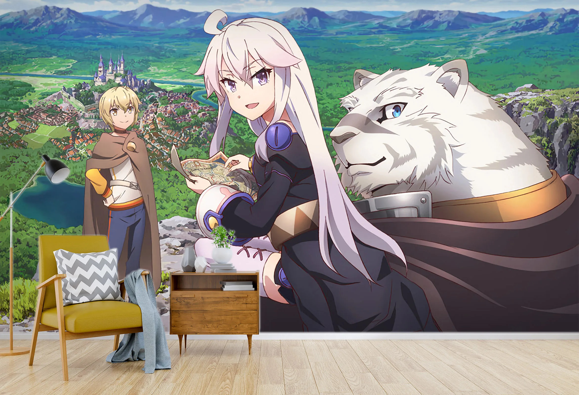 [Самоклеящийся] 3D Castle In The Sky 235 в стиле японского аниме стены Бумага настенной печати настенные наклейки