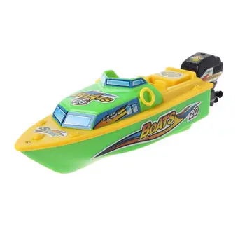 

High Speed Electric Boat Plastic Launch Children RC Toys Speedboat Water Play Gift For Kids