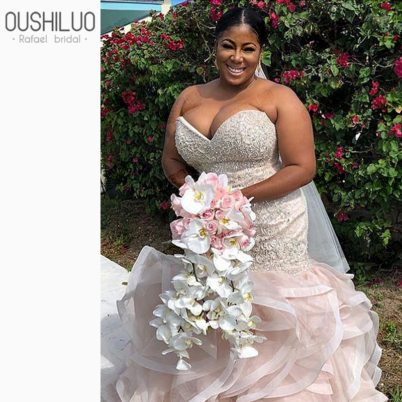 african american plus size wedding dresses