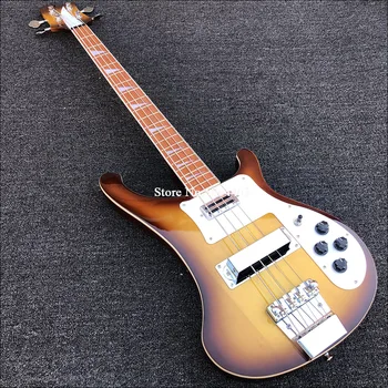 

High quality 4003 model 4 string bass, sun paint, rose wood fingerboard, Korea bridge, free delivery, real shot