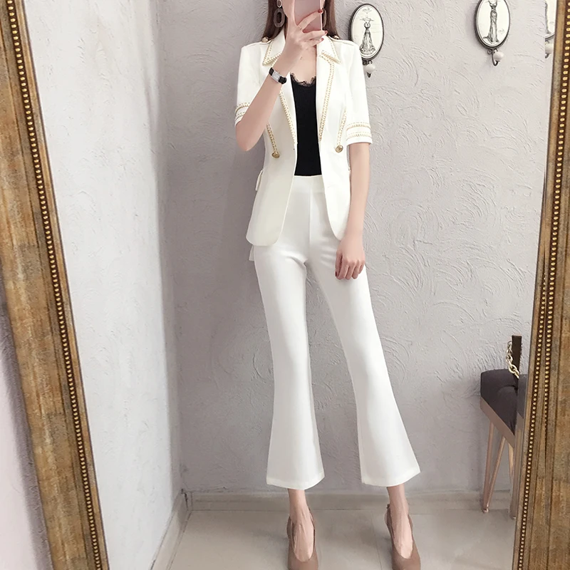 2 стук vrouwen zomer Пак vrouwelijke zomer Koreaanse режим темперамент kleine Пак jas неген broek Пак Осенняя MS